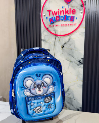 Blue Boys Trolley School Bag