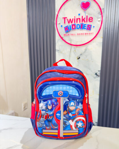 Captain America Boys School Bag