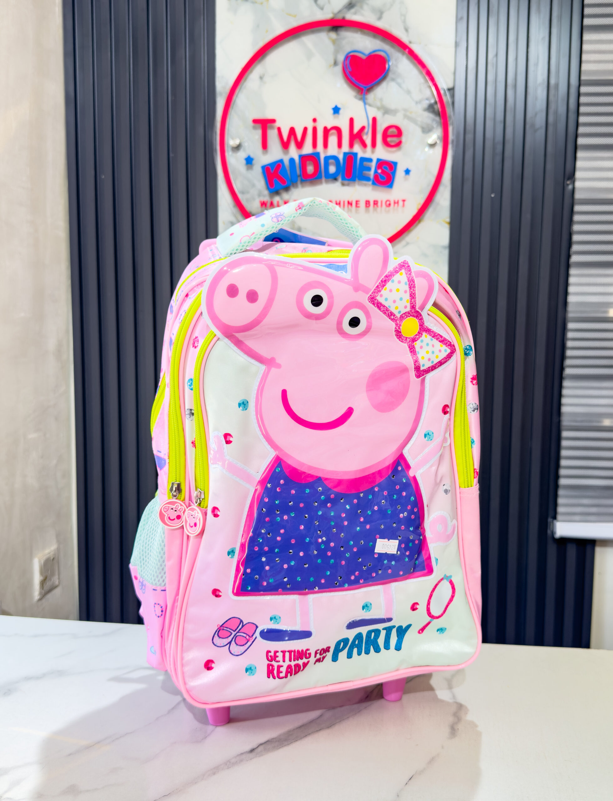 Pink Nickelodeon Girls Trolley School Bag