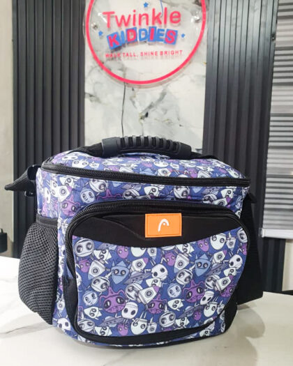 Pink and Blue Girls Lunch Bag