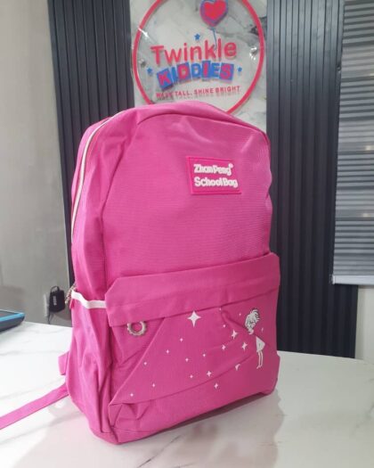 Big Pink Girls School Bag