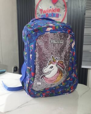 Big Multicolour Girls School Bag