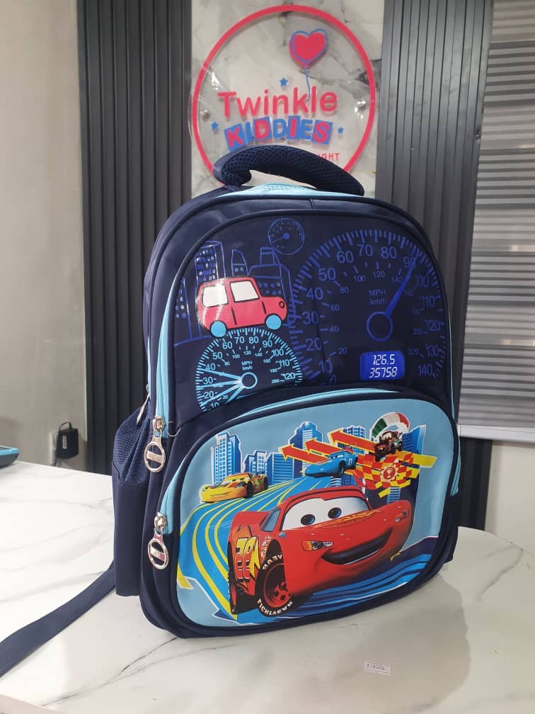 Big Dark Blue Boys School Bag