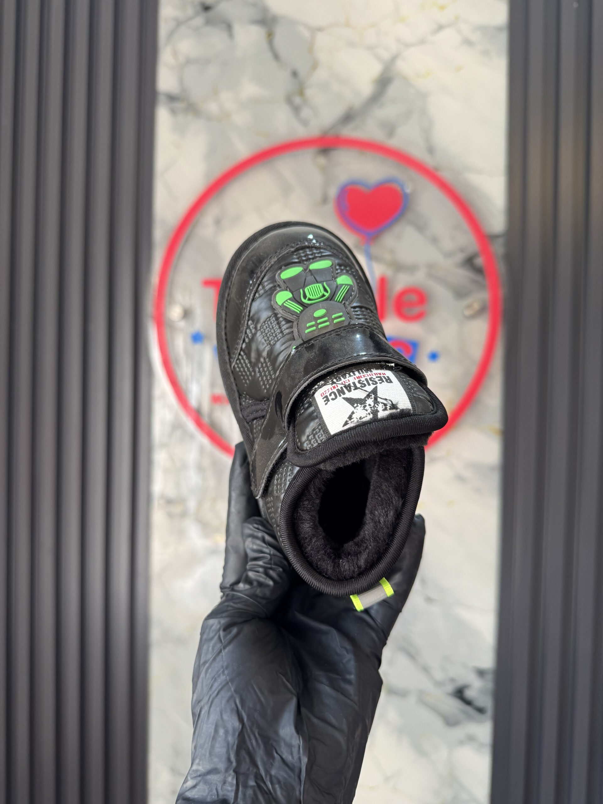 Toddler Black Boys Sneakers