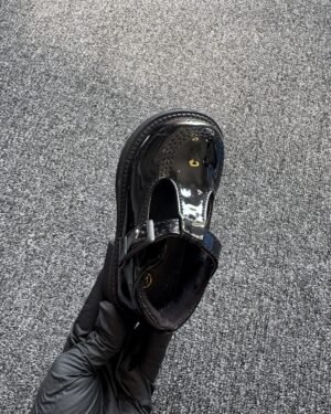 Style 1 Girls Half Covered School Shoe