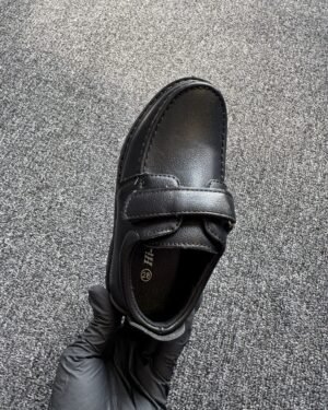 Style 8 Boys Half Covered School Shoe