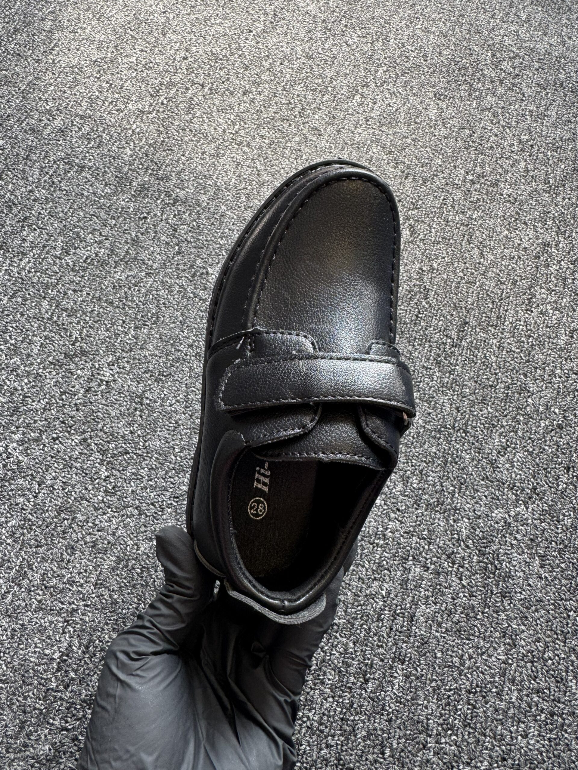 Style 8 Boys Half Covered School Shoe