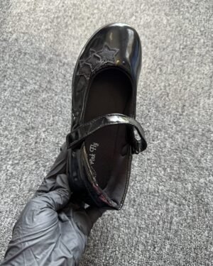 Style 3 Girls Half Covered School Shoe