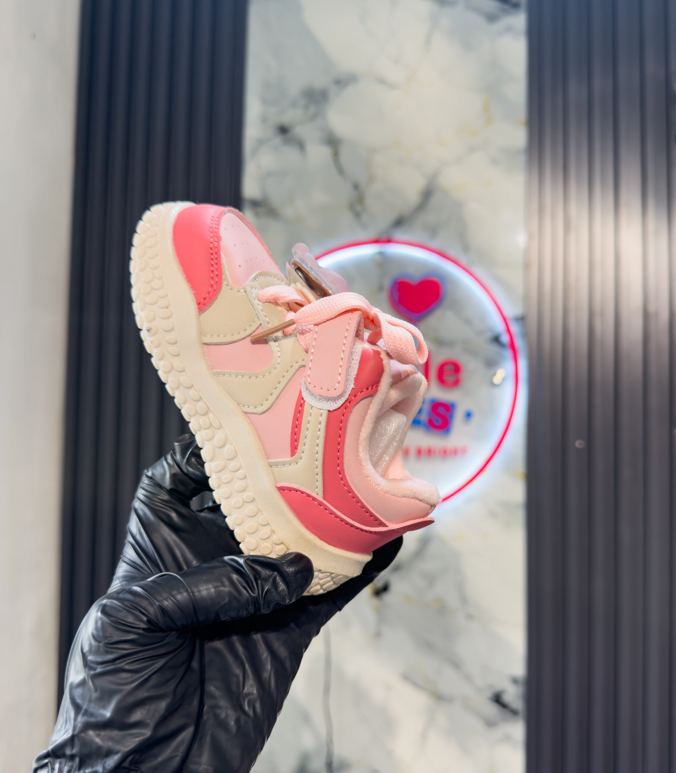 Toddler Pink Girls Sneakers