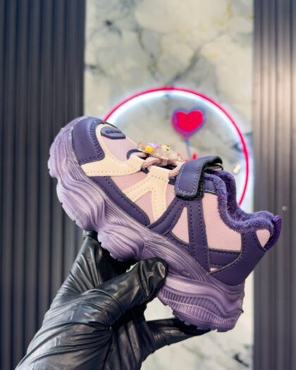 Toddler Purple Girls Sneakers