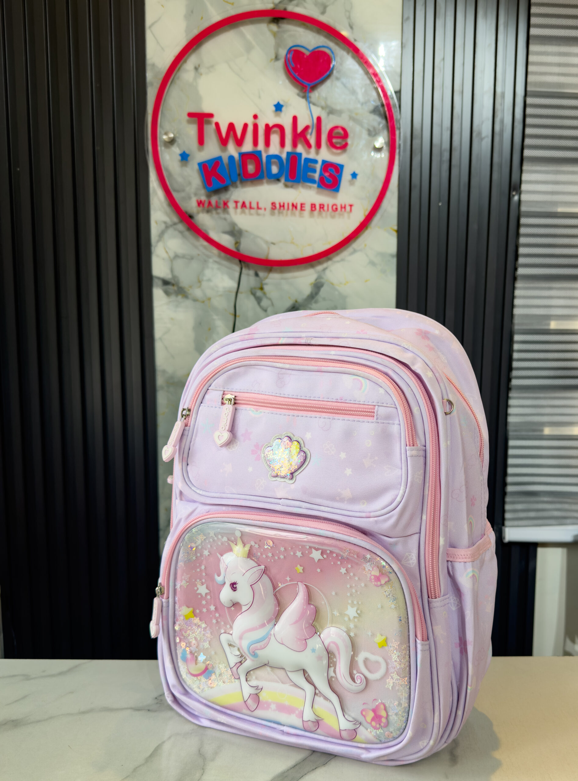 Big Light Pink Girls School Bag