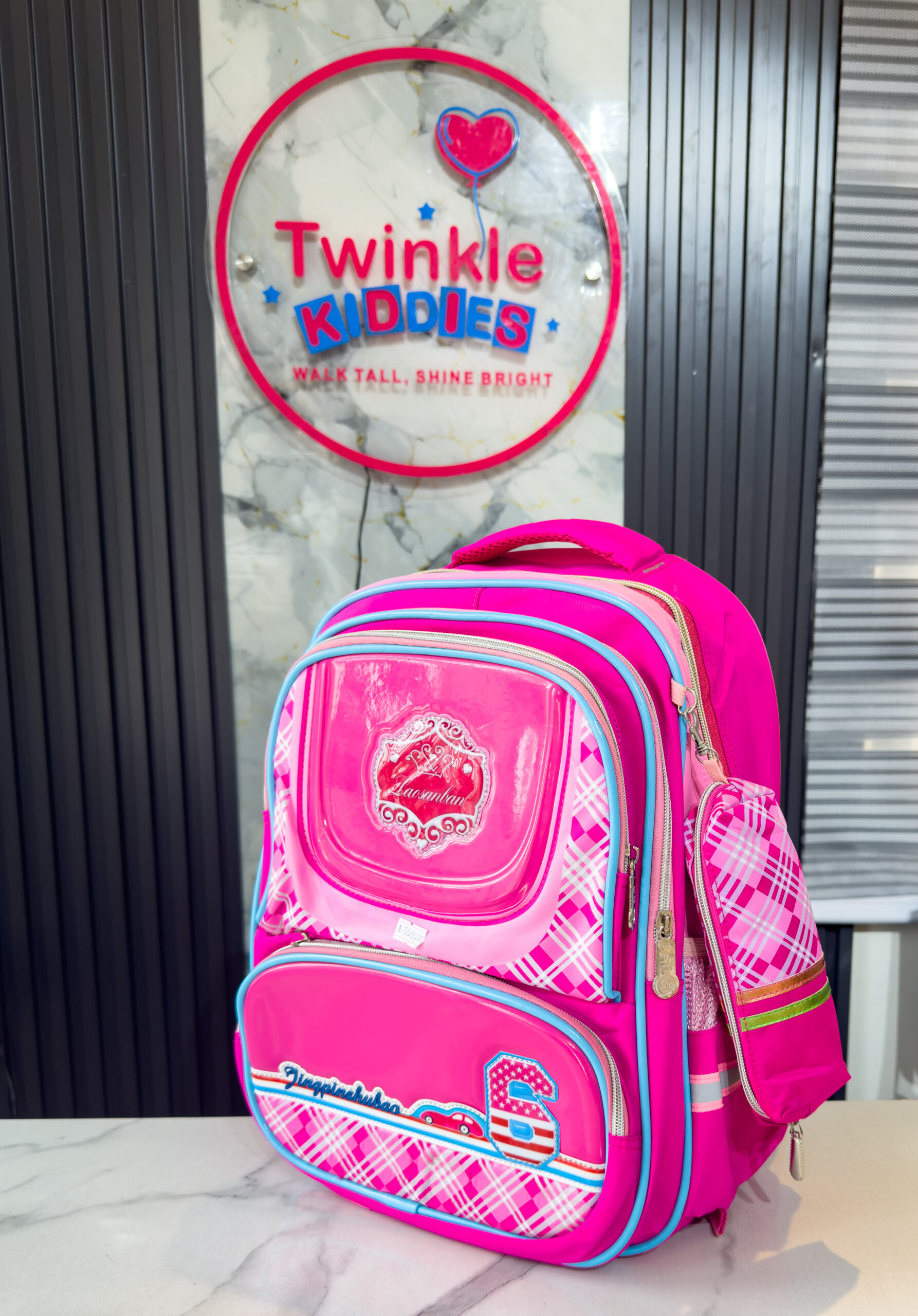 Big Pink Girls School Bag