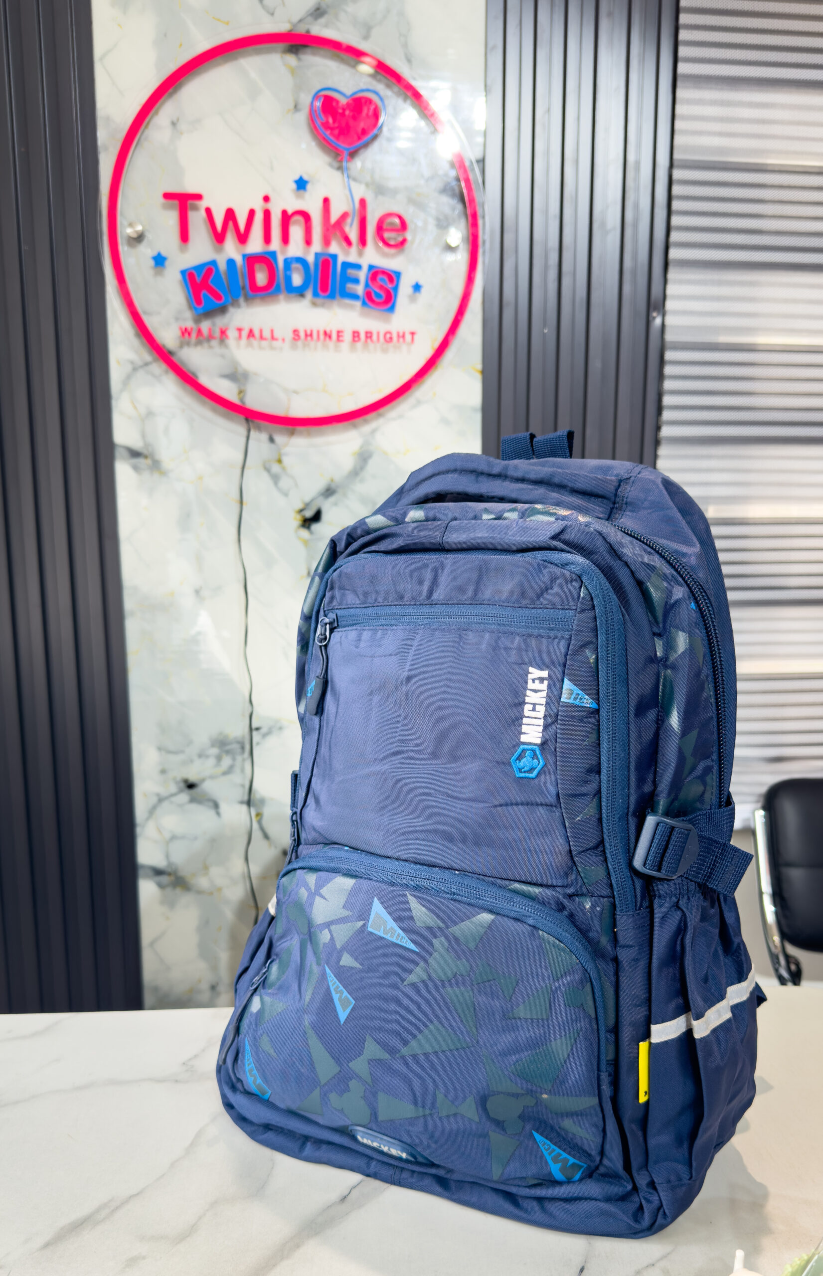 Big Dark Blue Boys School Bag