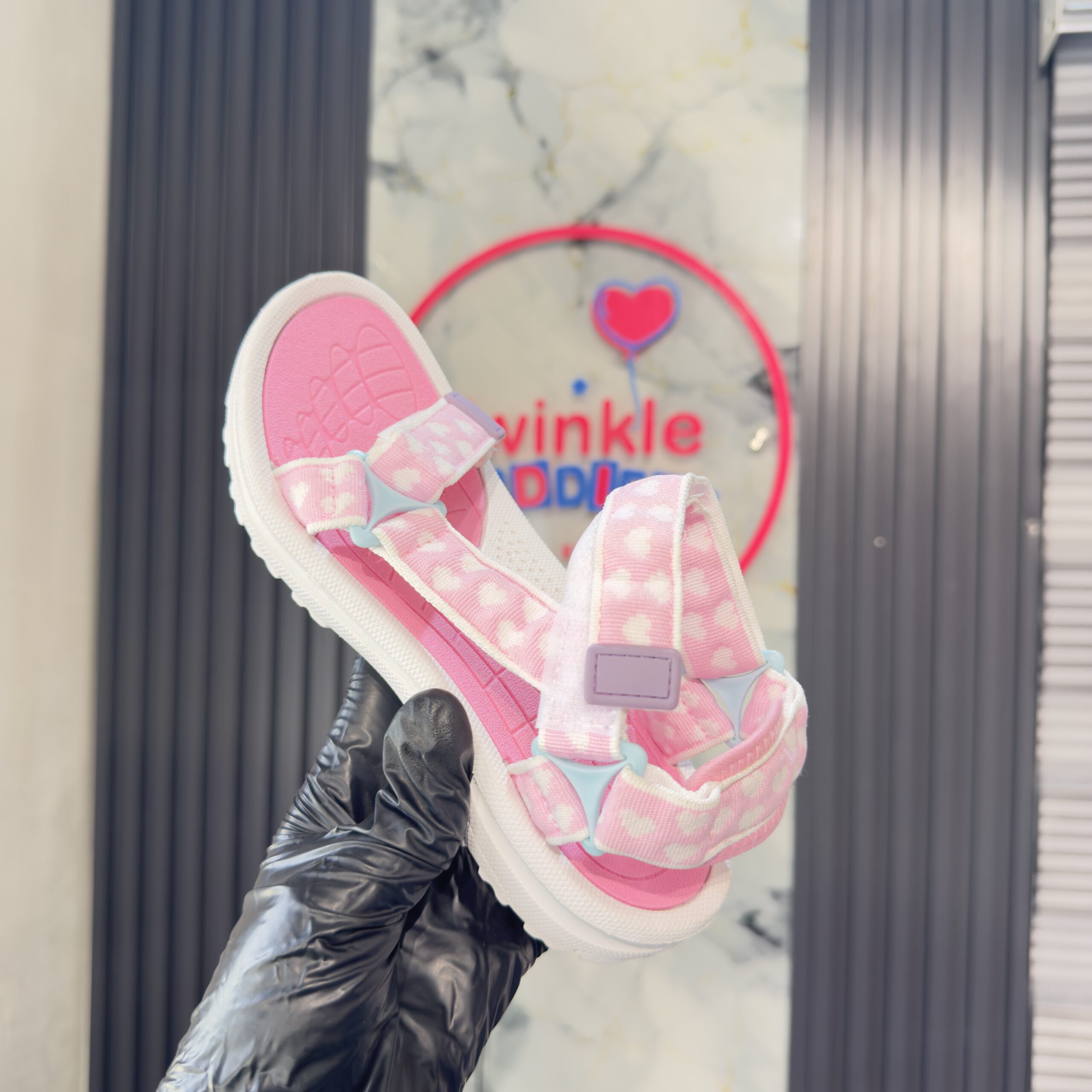 Pepperdem Pink Big Girls Sandals
