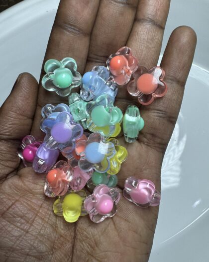 Girls Multicolour Hair Beads