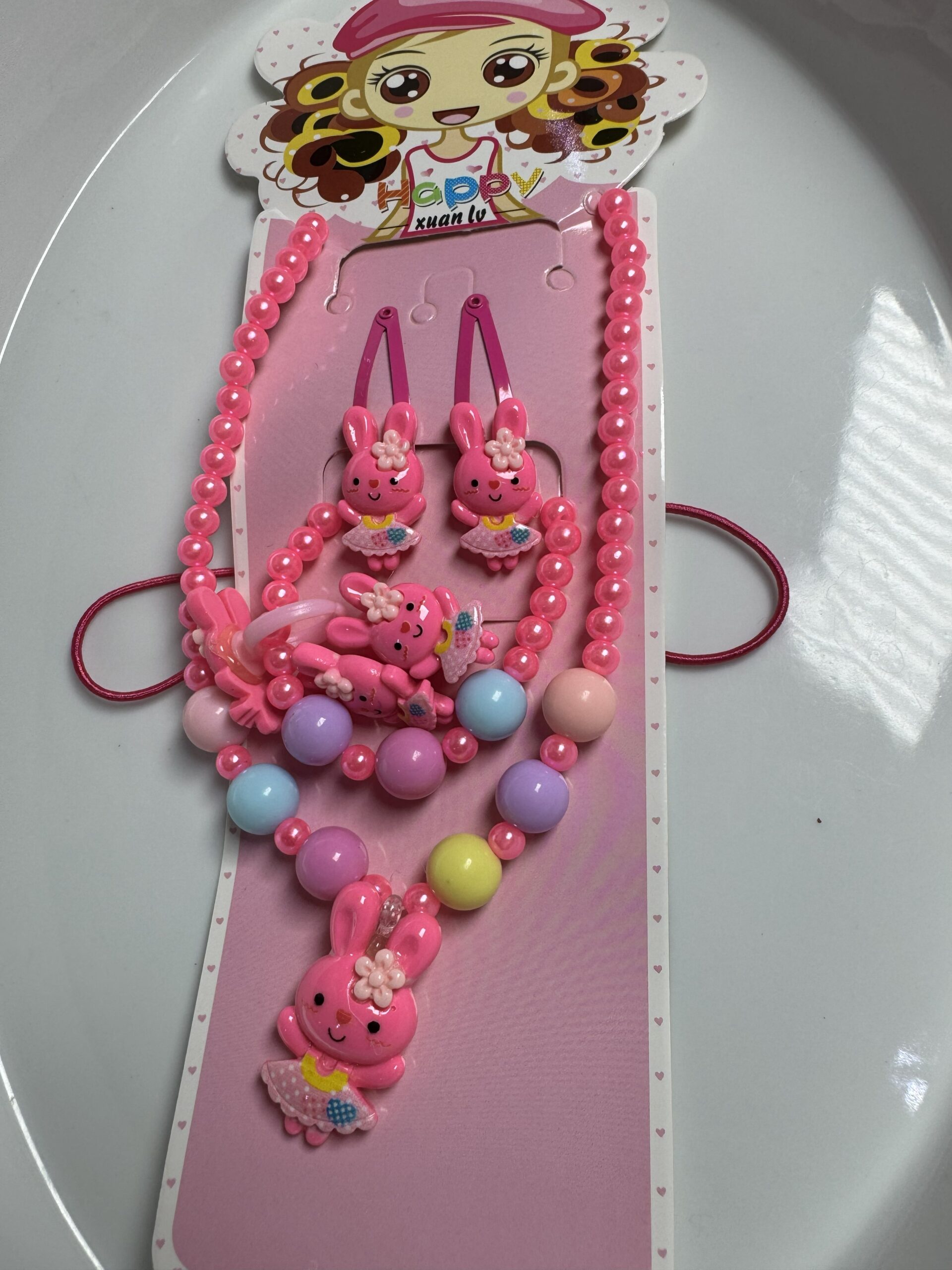 Girls Multicolour Fairy Tale Princess Necklace Set - Image 8