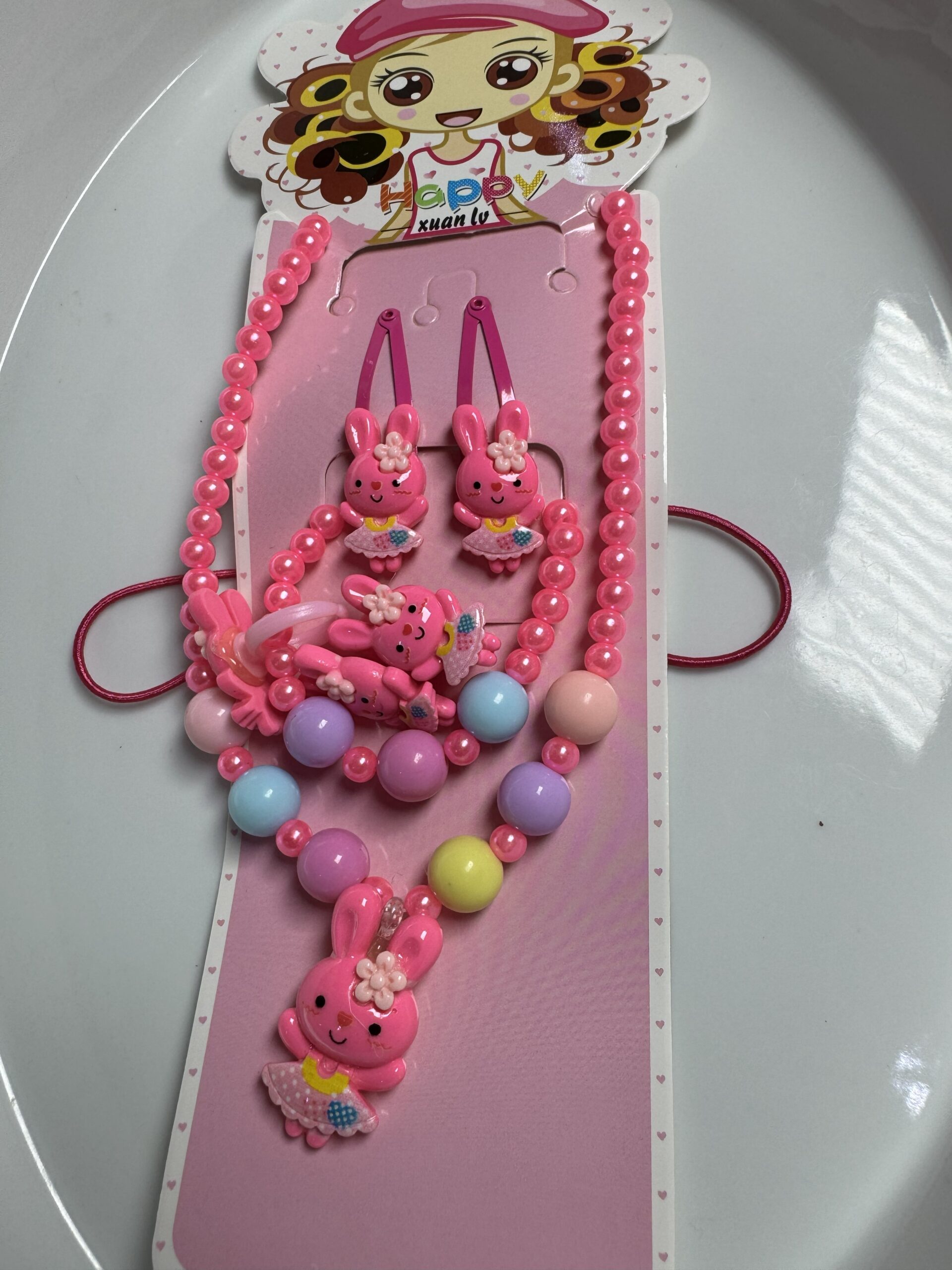 Girls Multicolour Fairy Tale Princess Necklace Set - Image 9