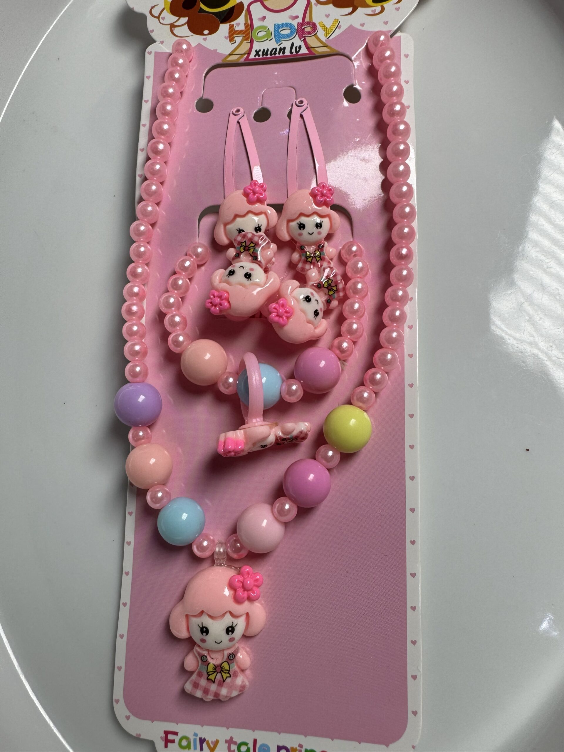 Girls Multicolour Fairy Tale Princess Necklace Set - Image 10
