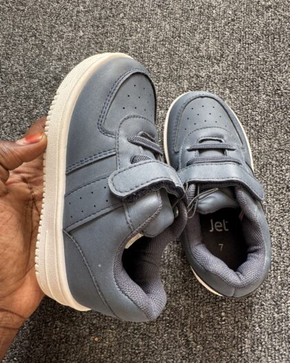 Boutique Standard Blue & White Boys Sneakers