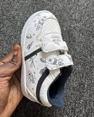 Boutique Standard Blue & White Boys Sneakers