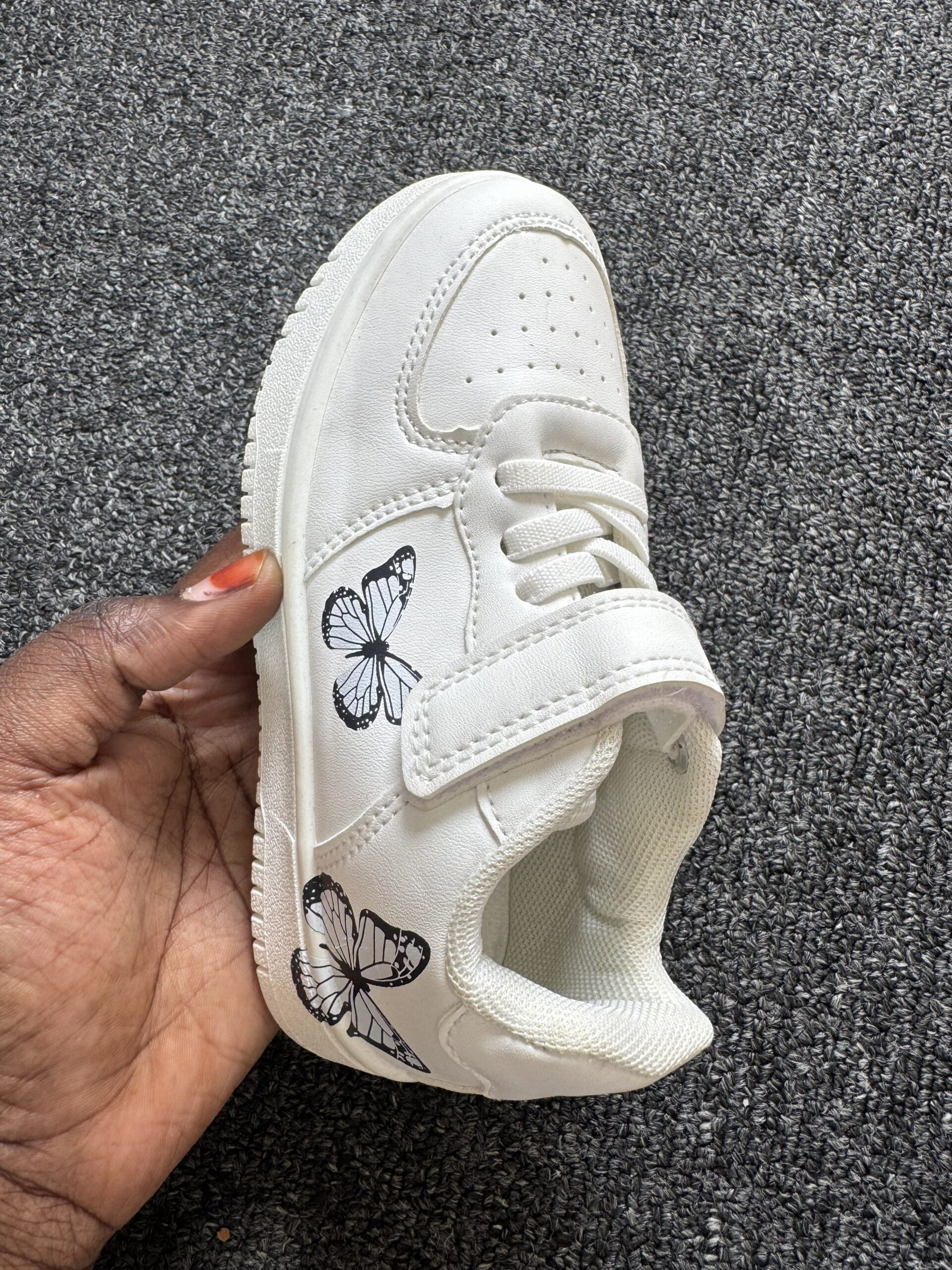 Boutique White Girls Sneakers