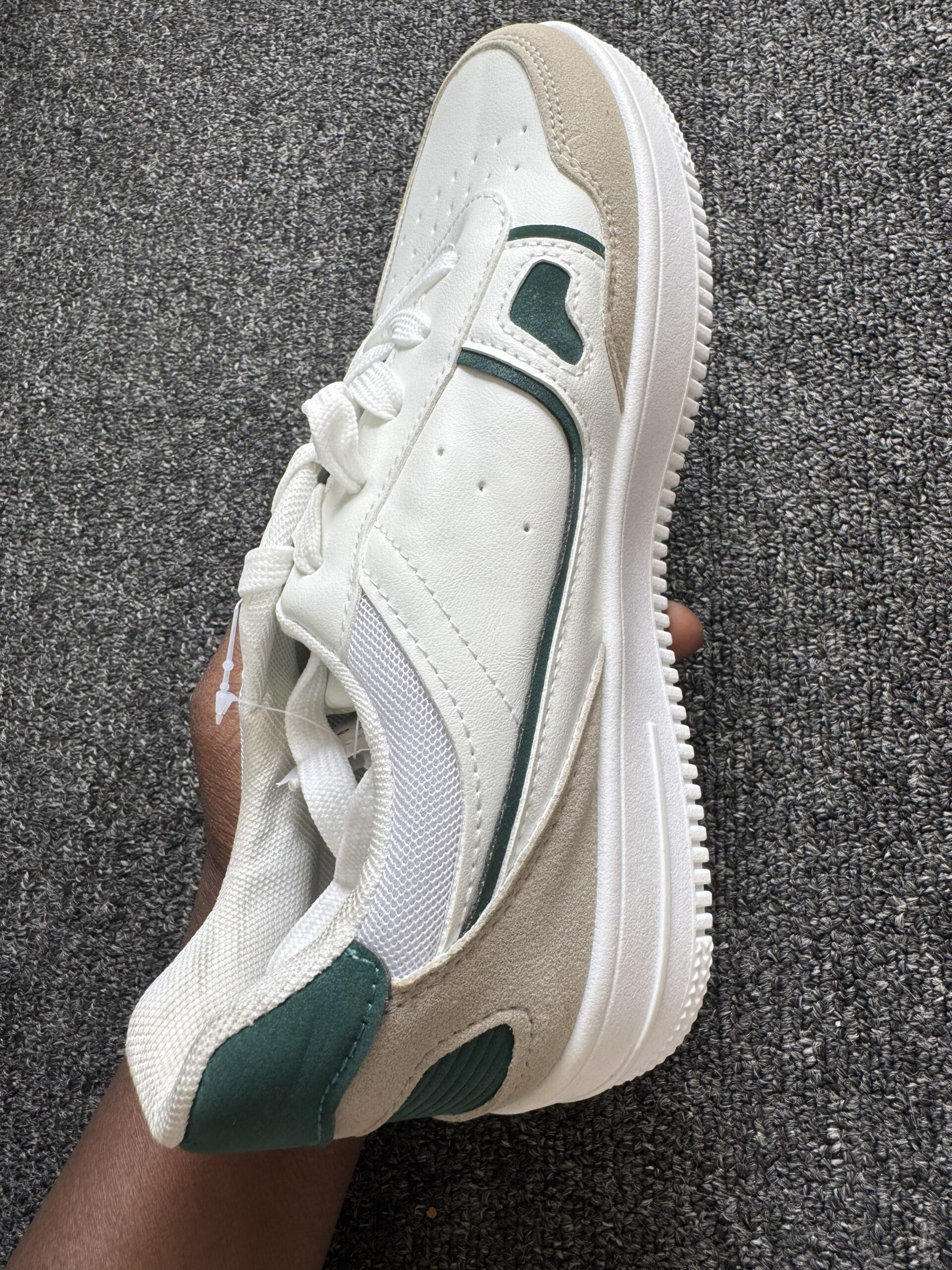 Boutique Green & White Boys Sneakers