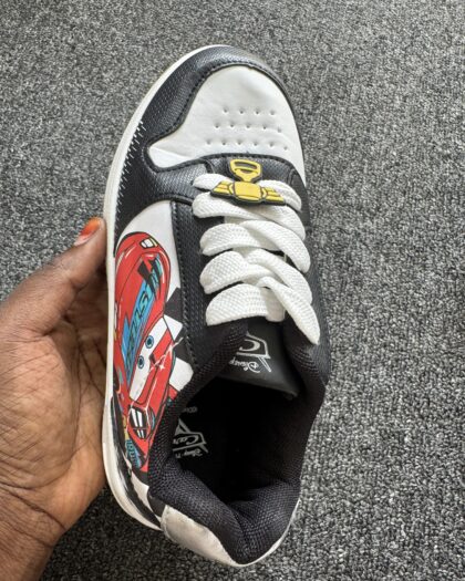 Boutique White, Black & Red Boys Sneakers