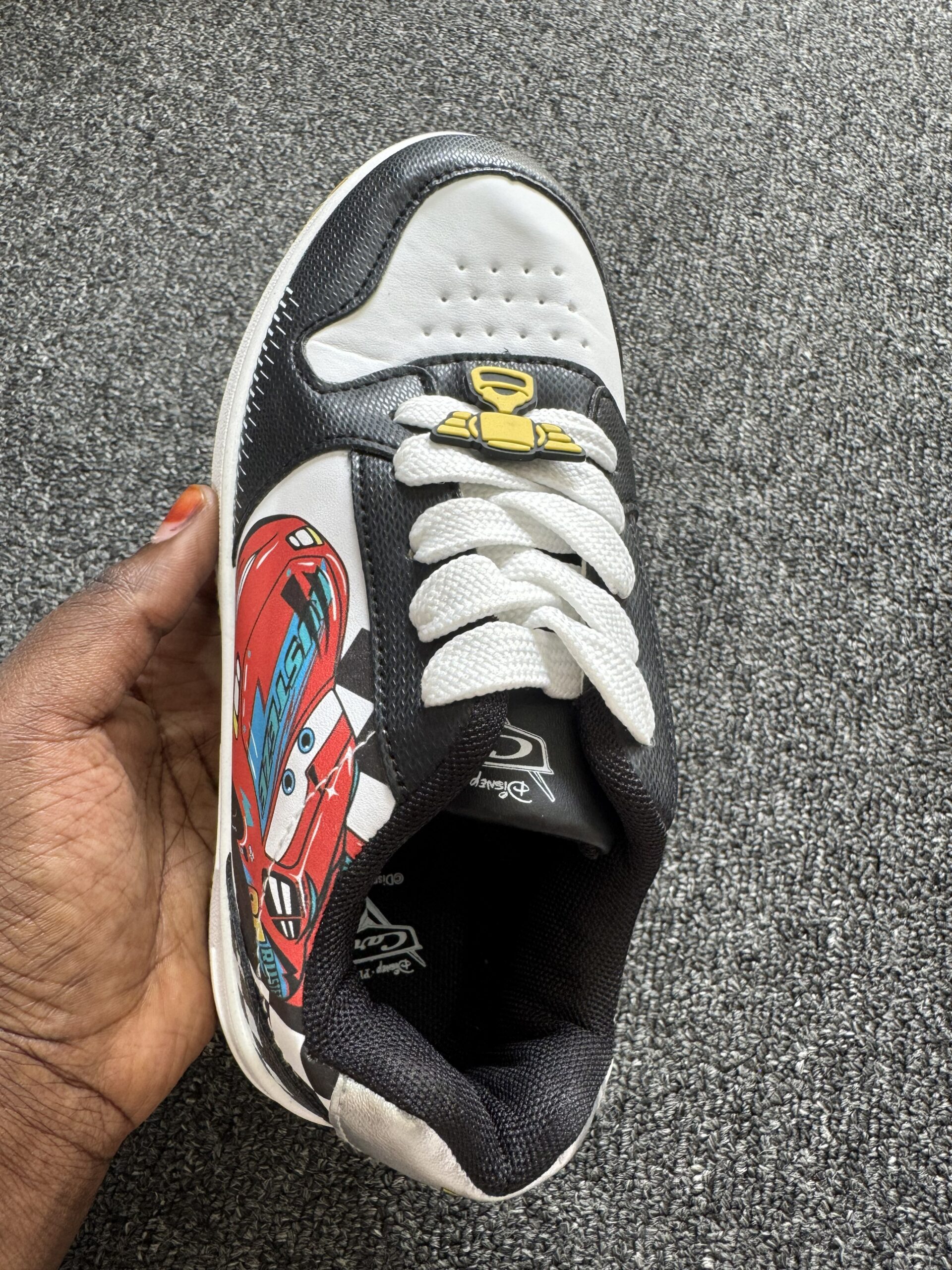 Boutique White, Black & Red Boys Sneakers