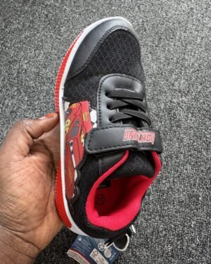 Boutique Black & Red Boys Sneakers