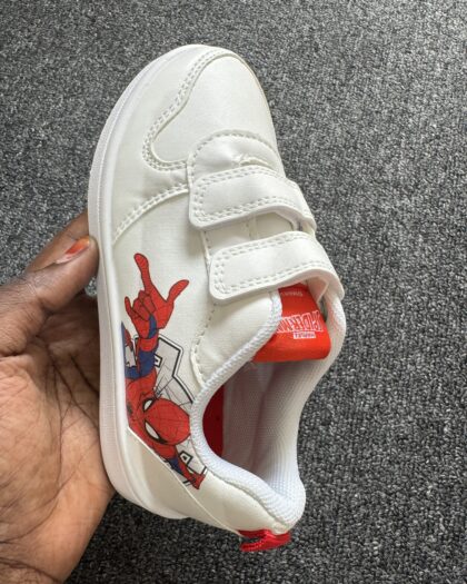 Boutique White & Red Boys Sneakers