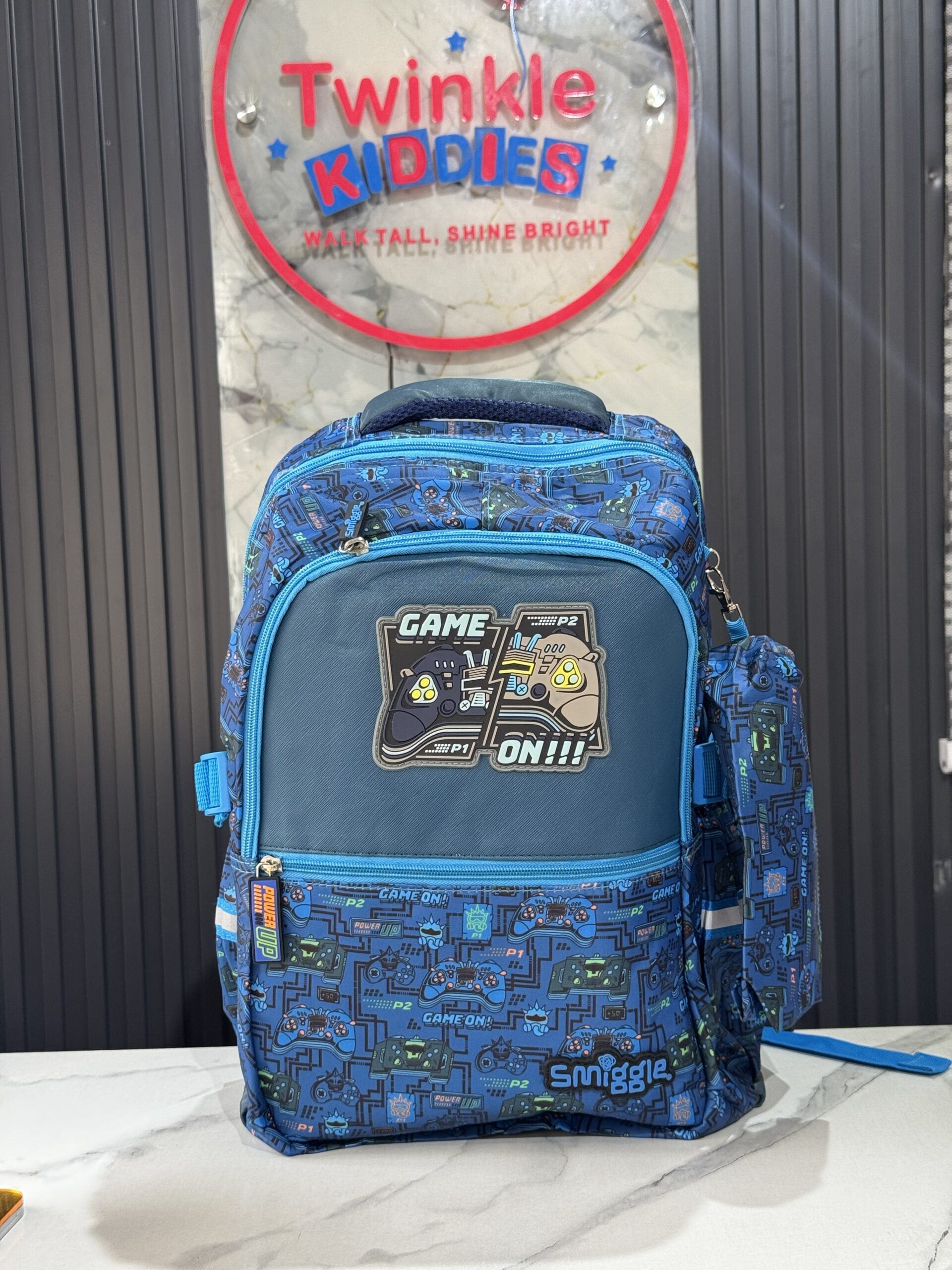 Smiggle Boys Blue Big School Bag