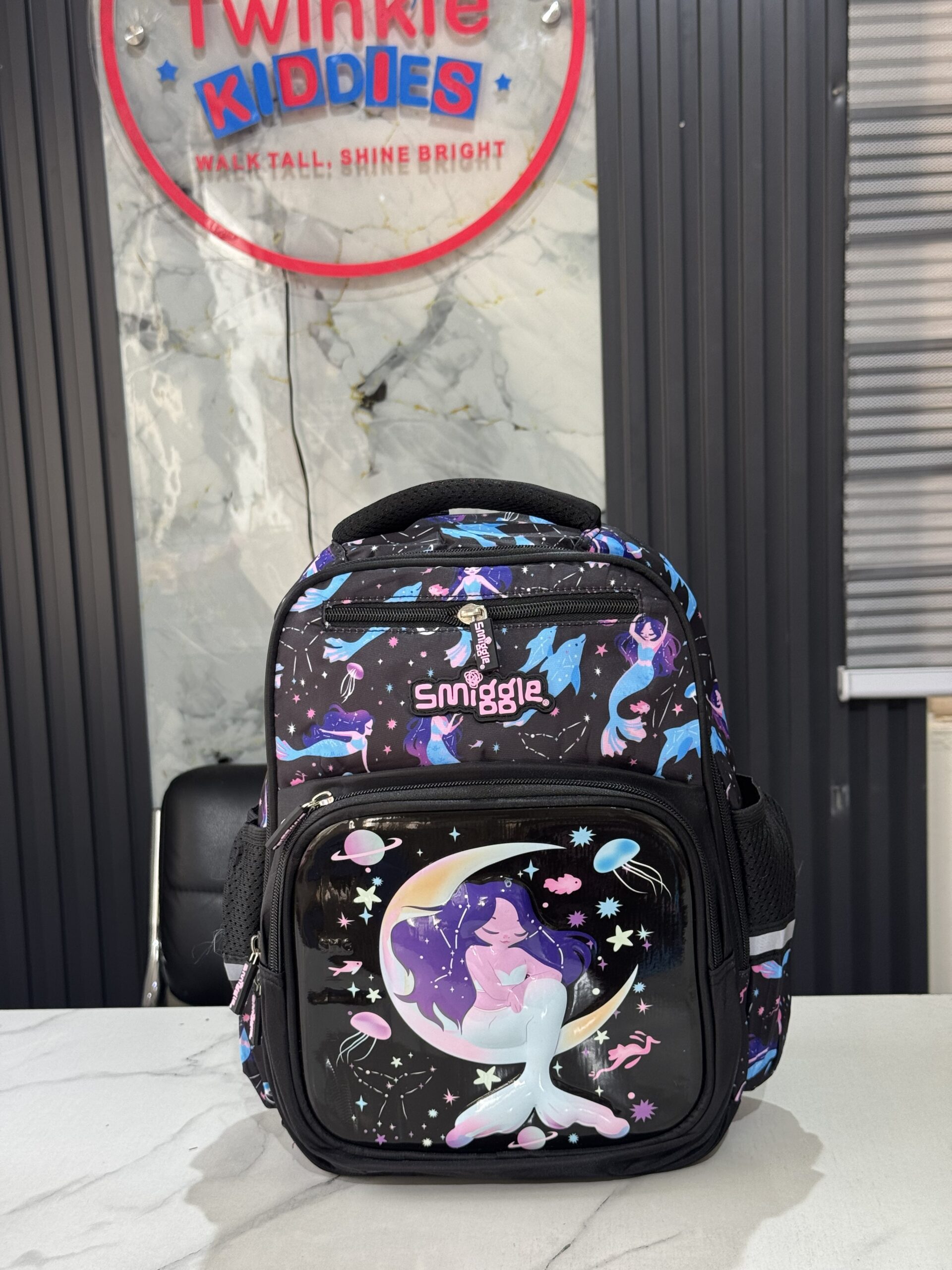 Smiggle Girls Purple & Black Small School Bag