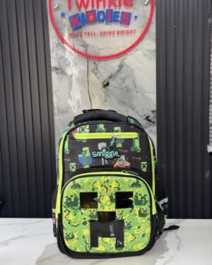 Smiggle Boys Green & Black Small School Bag