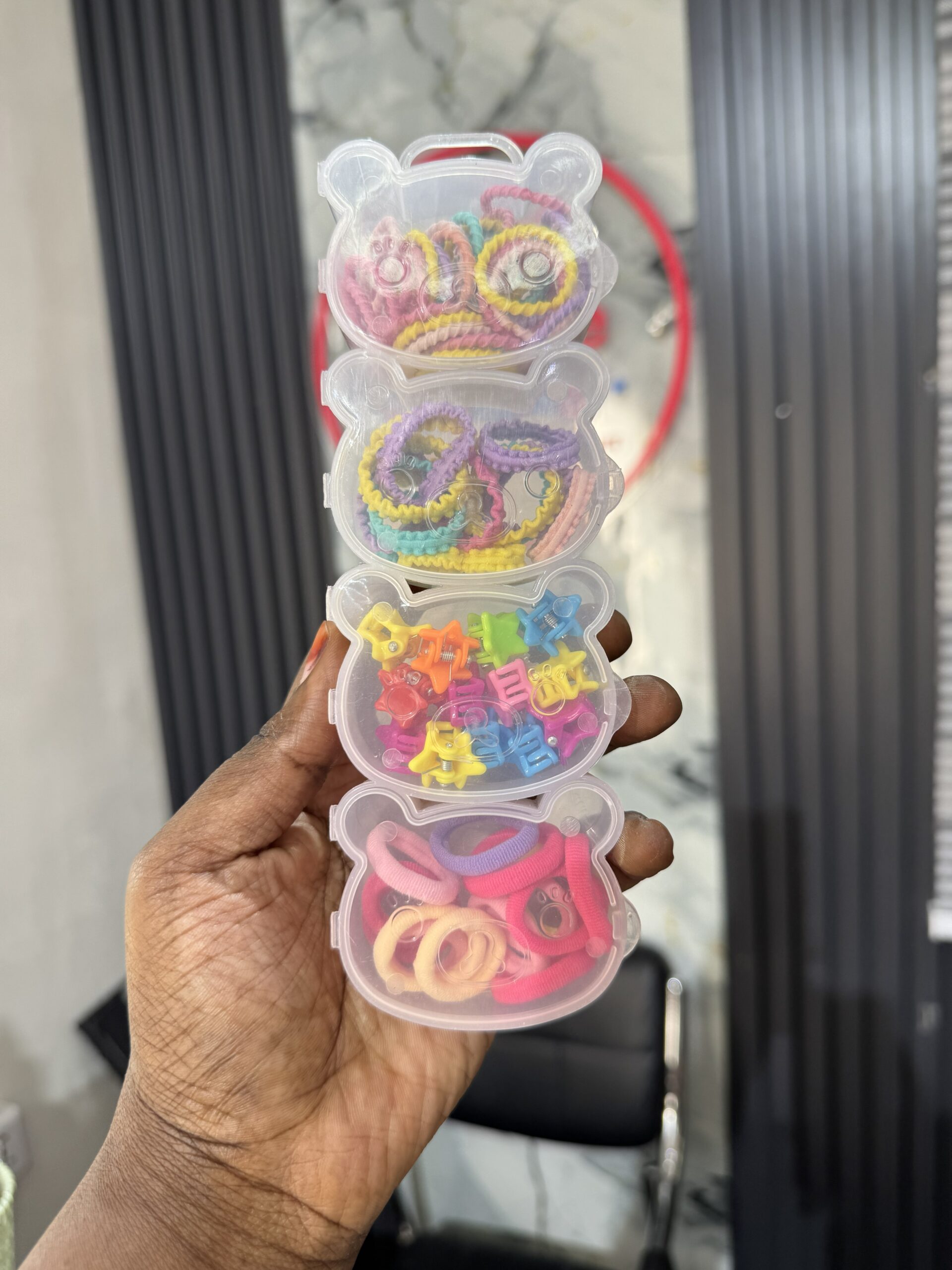 Girls Multicolour Hair Clip Pack Design 2 - Image 5