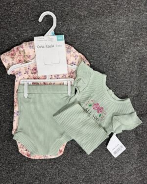 Girls Light Green 3pcs Set