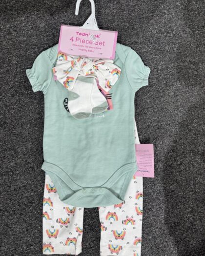 Girls Green 3pcs Set