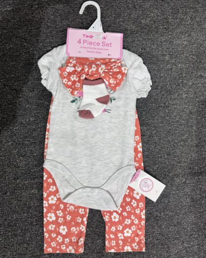 Girls Orange 3pcs Set
