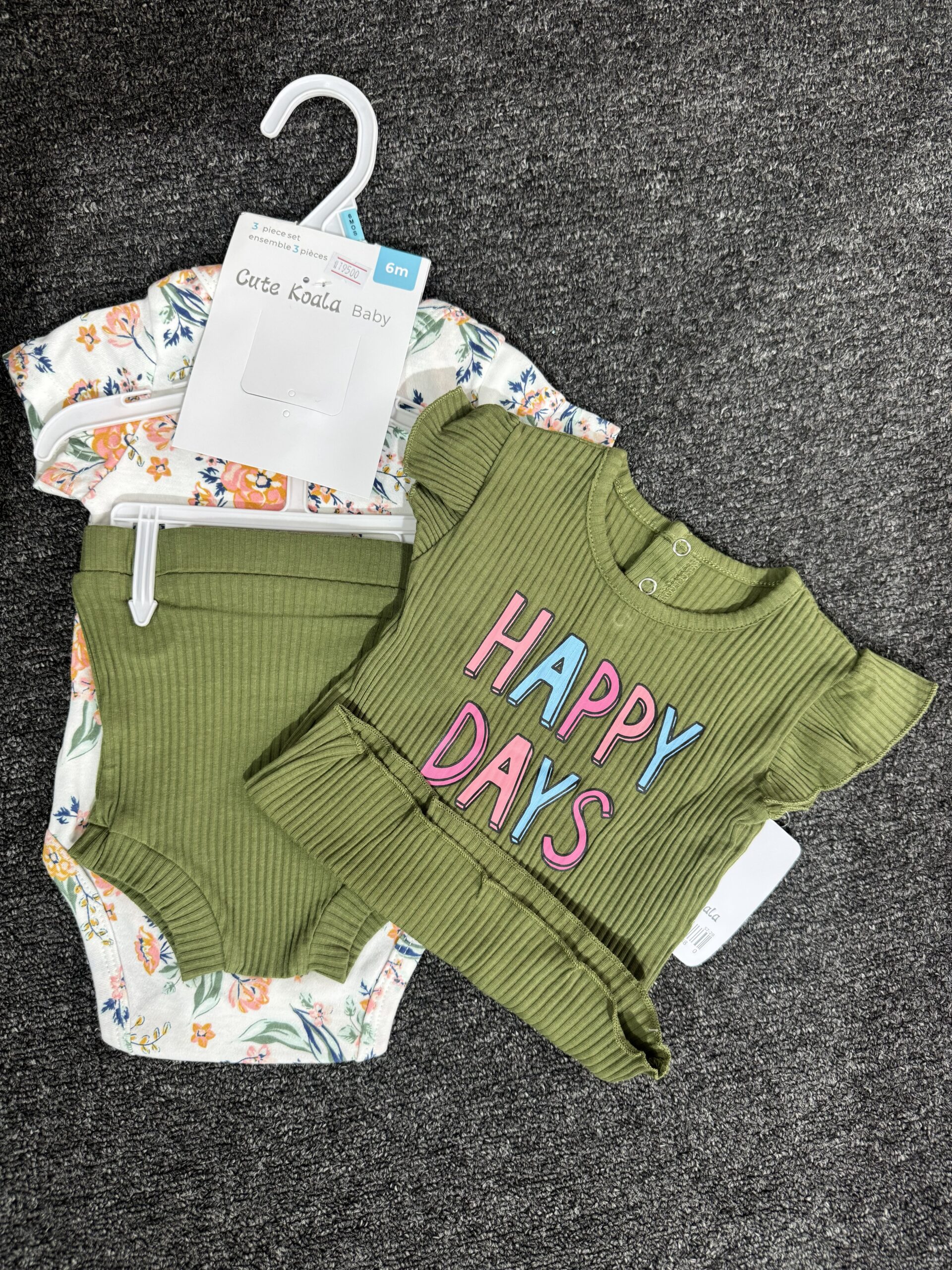 Girls Green 3pcs Set