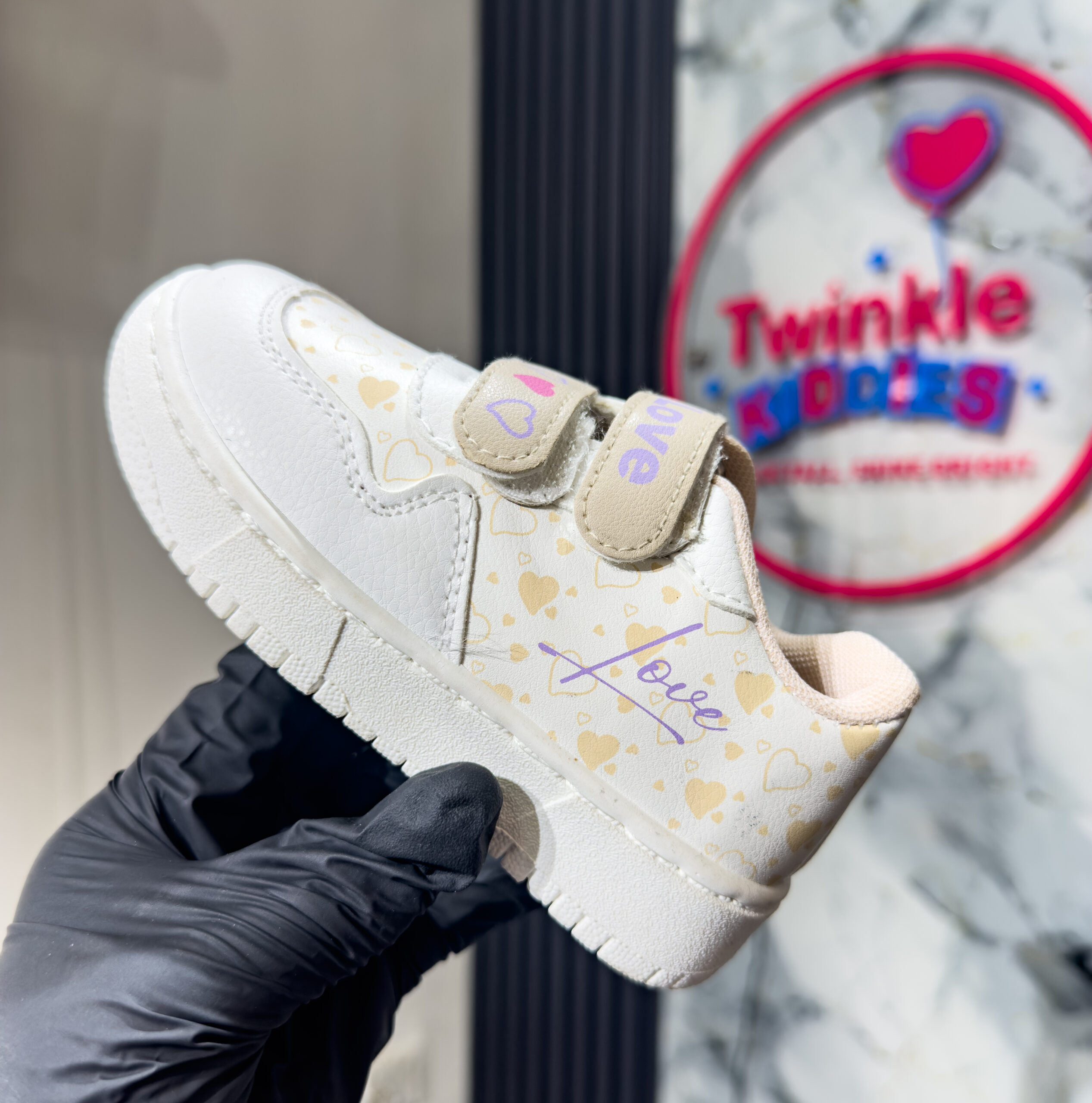 Boutique Standard White Girls Sneakers