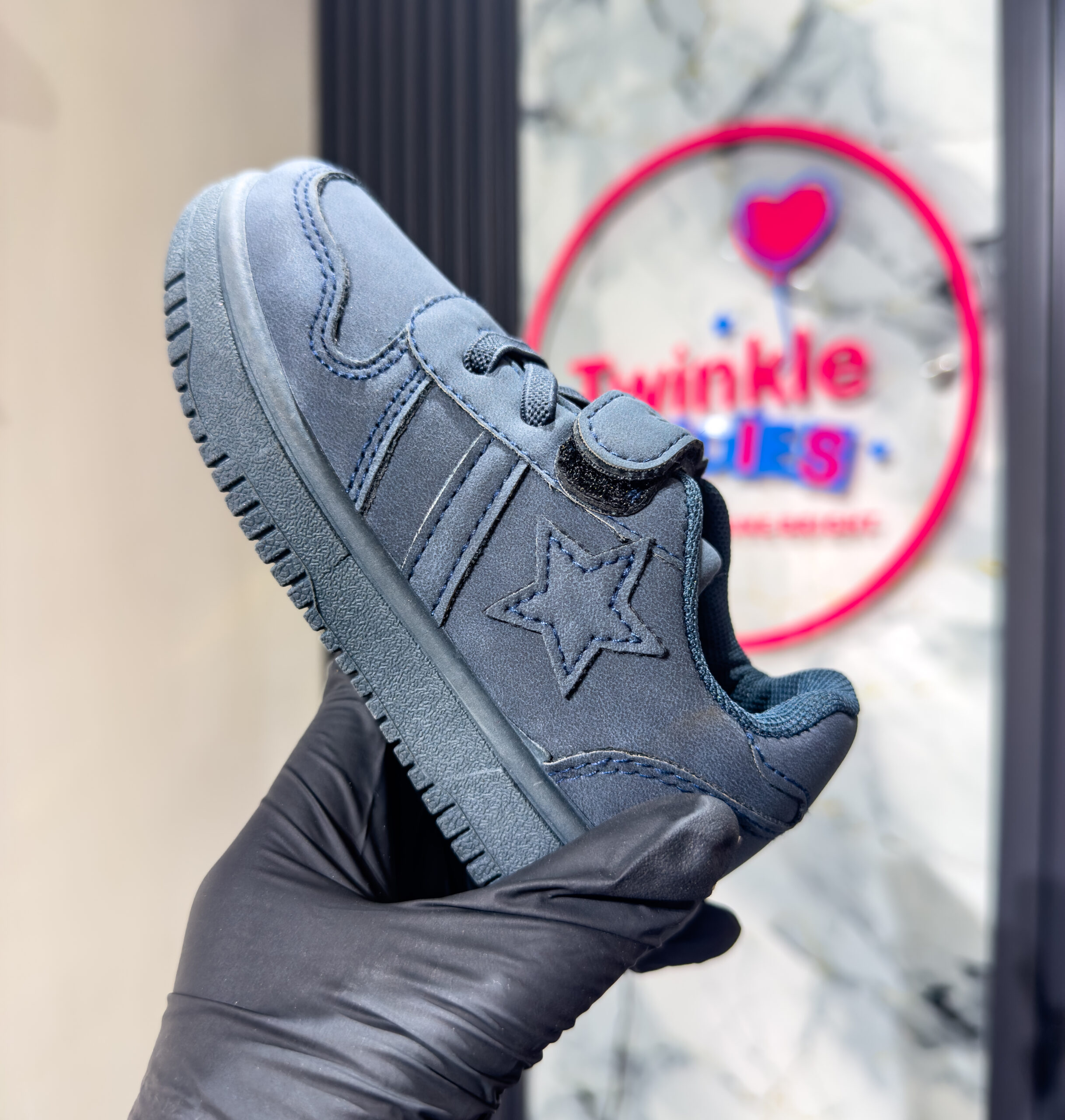 Boutique Standard Navy Blue Boys Sneakers