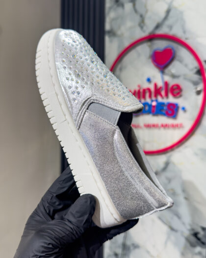 Boutique Standard Silver Girls Sneakers