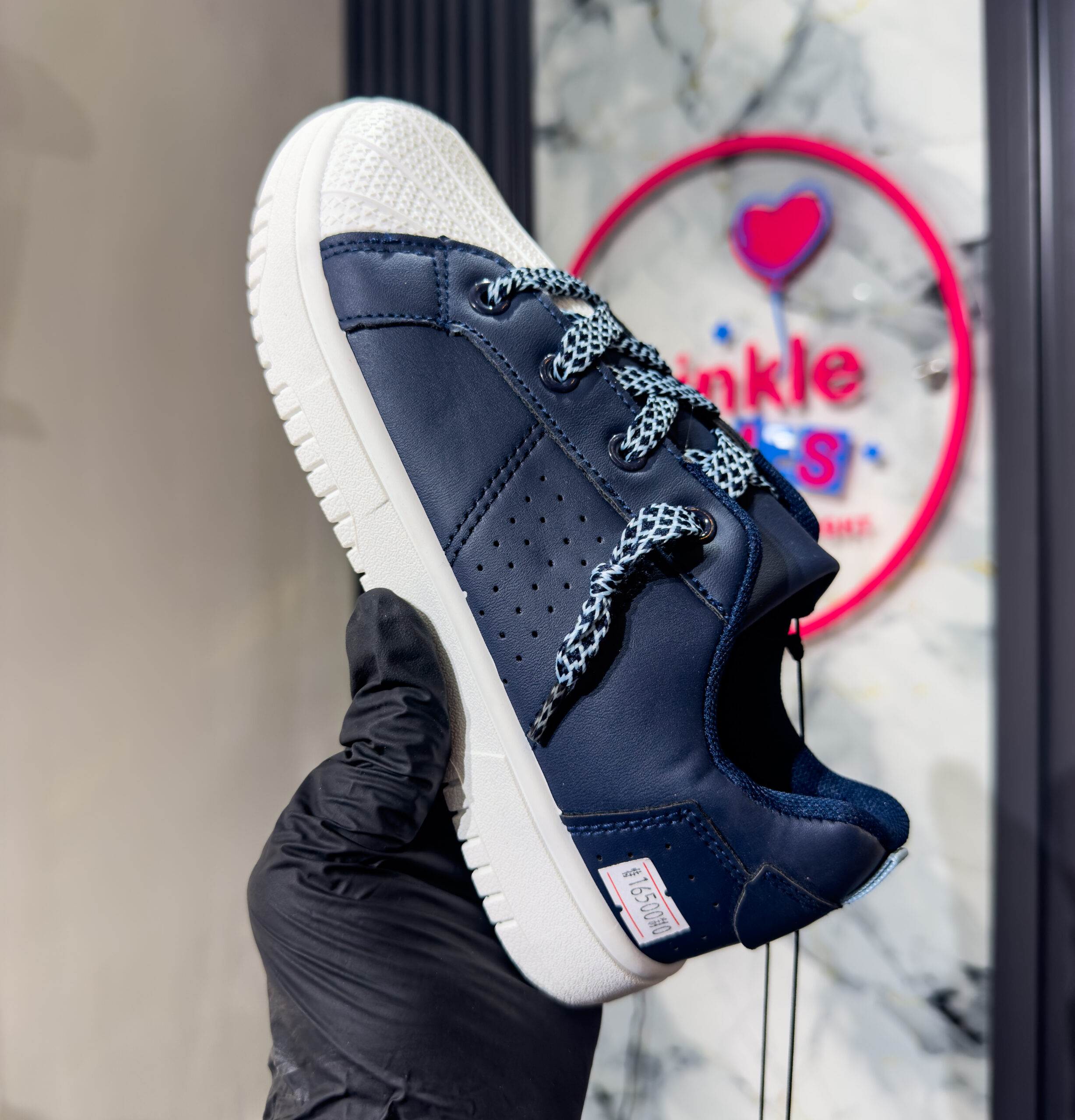 Boutique Standard Navy Blue Boys Sneakers